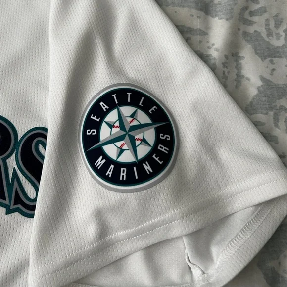 Nike 2024 Seattle Mariners White Jersey size Medium 100% authentic - Picture 5 of 7